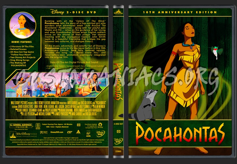 Pocahontas dvd cover