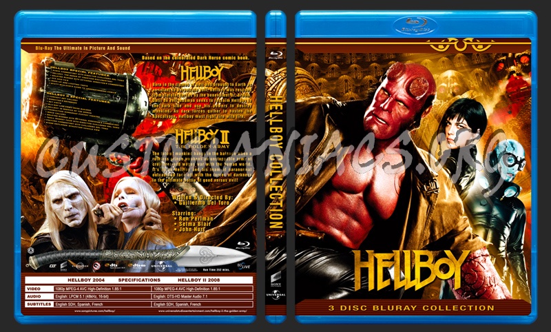 Hellboy Collection blu-ray cover