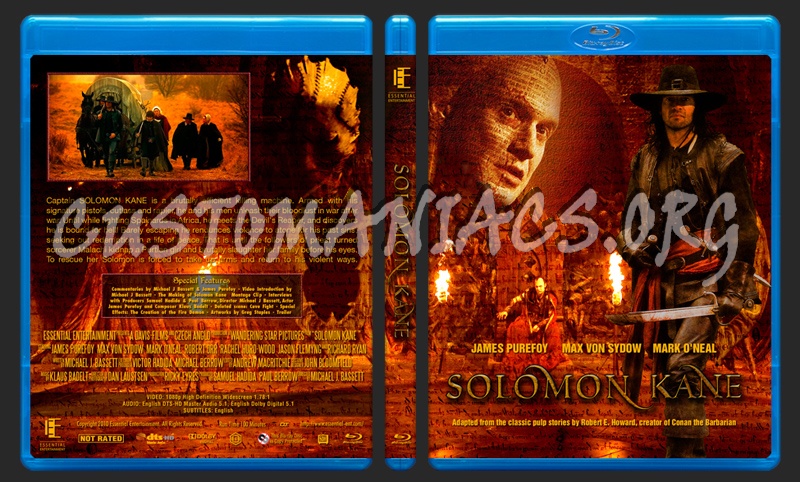 Solomon Kane blu-ray cover