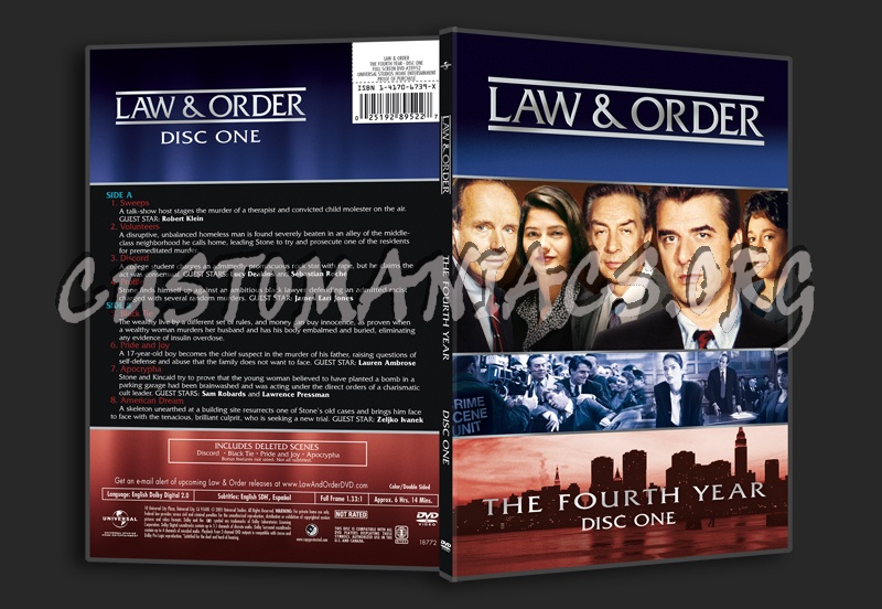 Law & Order Season 4 dvd cover