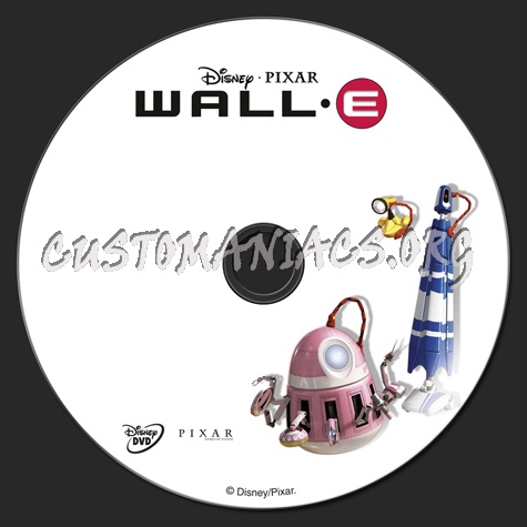 Wall E dvd label