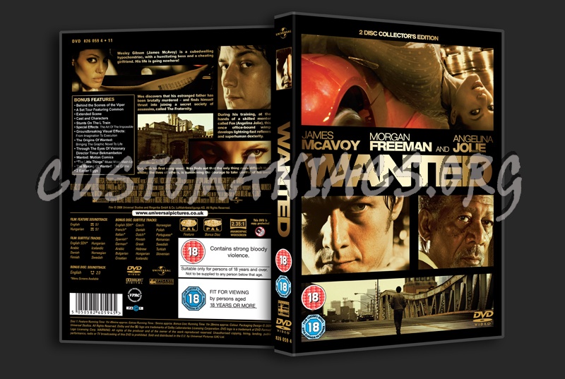 Wanted dvd cover