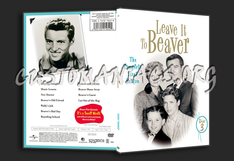 Leave it to Beaver Season 1 dvd cover