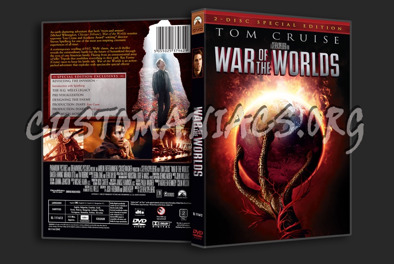 War of the Worlds dvd cover