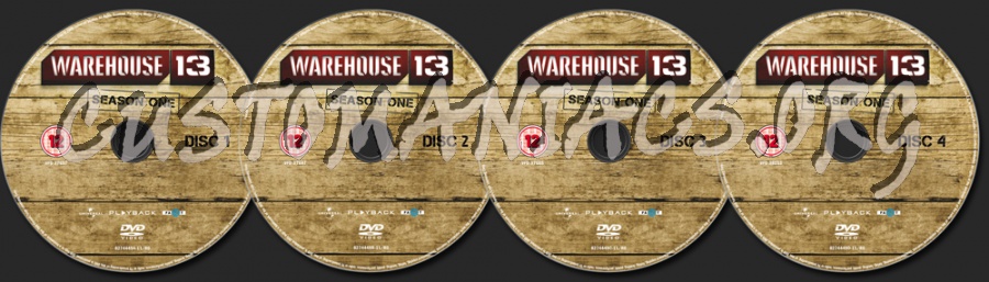 Warehouse 13 Season 1 dvd label