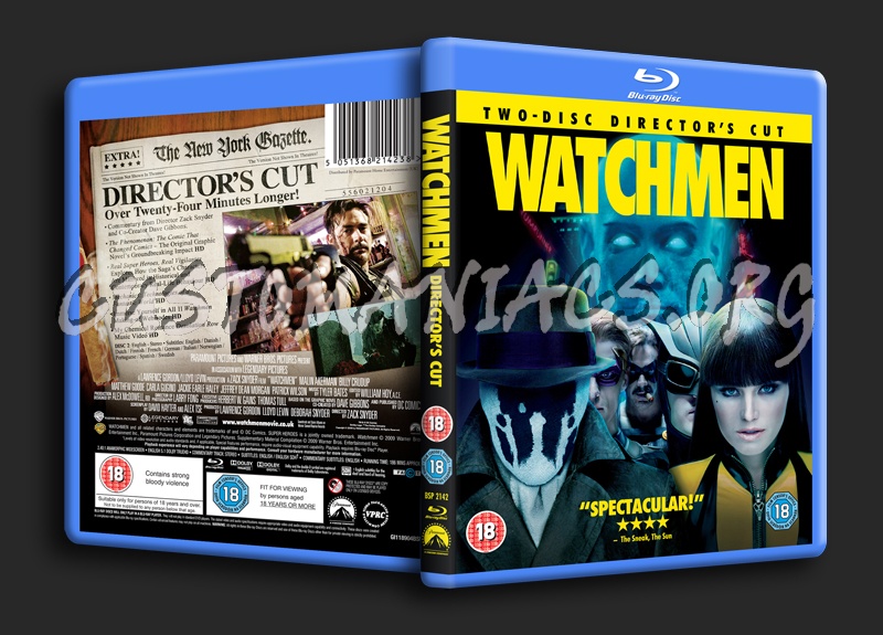 Watchmen blu-ray cover