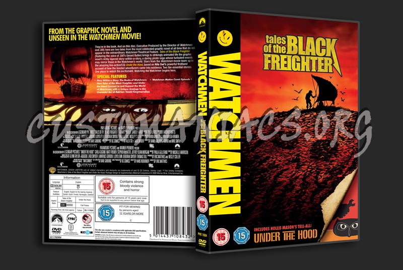 Watchmen Tales of the Black Freighter dvd cover