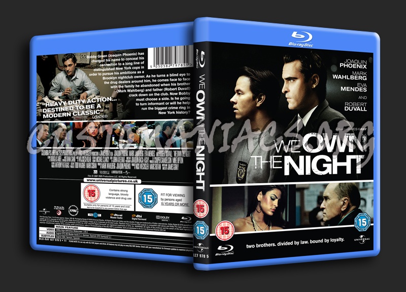 We Own the Night blu-ray cover