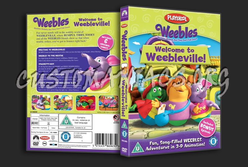 Weebles Welcome to Weebleville! dvd cover