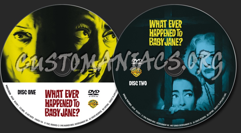 What Ever Happened to Baby Jane dvd label