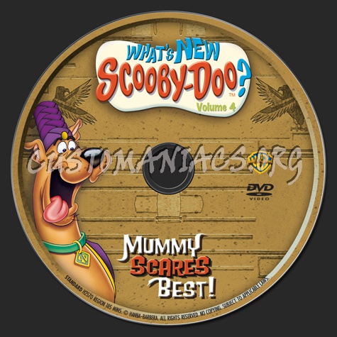 What's New Scooby-Doo Mummy Scares Best Volume 4 dvd label