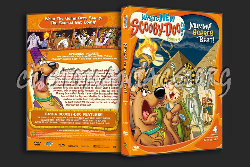 What's New Scooby-Doo Mummy Scares Best Volume 4 dvd cover