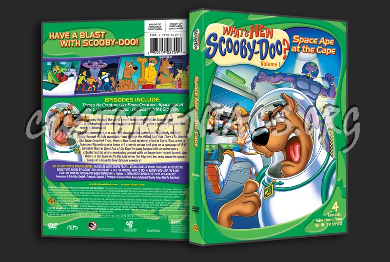What's New Scooby-Doo Space Ape at the Cape Volume 1 dvd cover