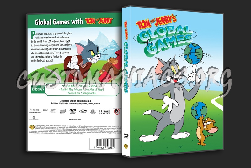 Tom & Jerry's Global Games dvd cover