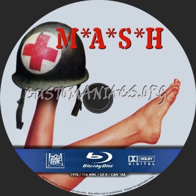 Mash blu-ray label