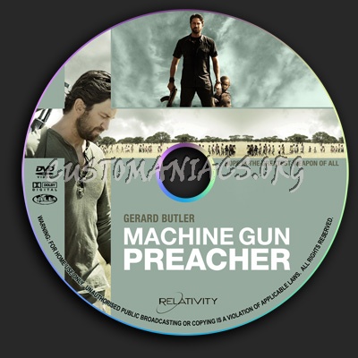 Machine Gun Preacher dvd label