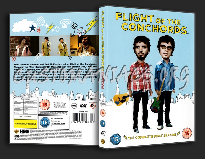 Flight of the Conchords Season 1 dvd cover