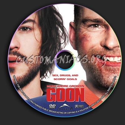 Goon dvd label