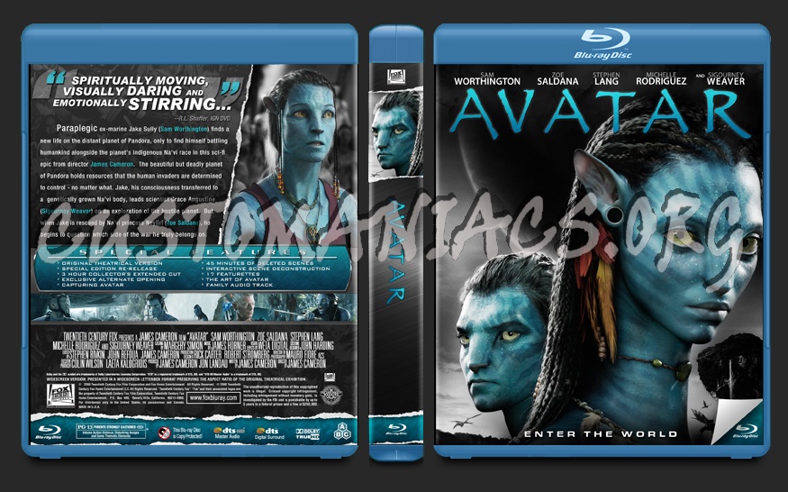 Avatar blu-ray cover