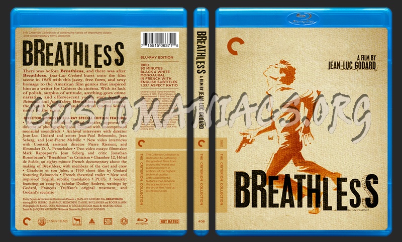 408 - Breathless blu-ray cover