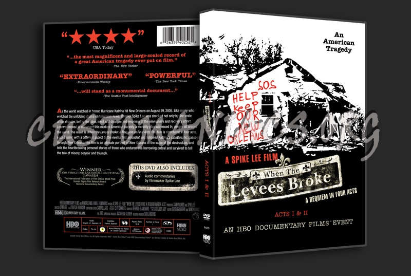 When the Leeves Broke act 1 & 2 dvd cover