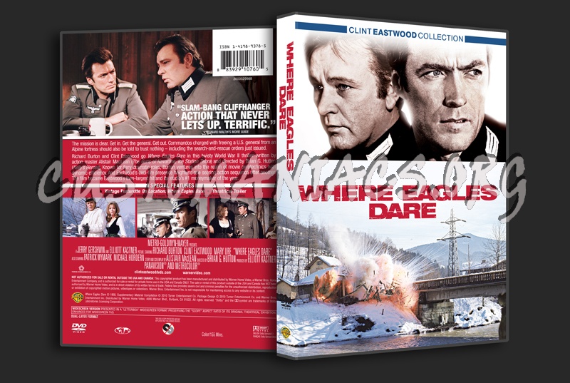 Where Eagles Dare dvd cover