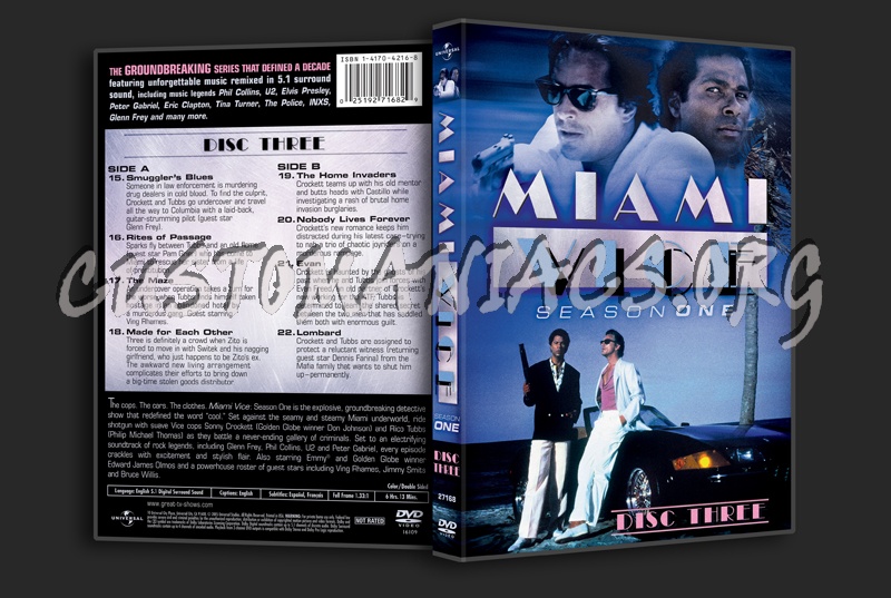 Miami Vice Season 1 dvd cover