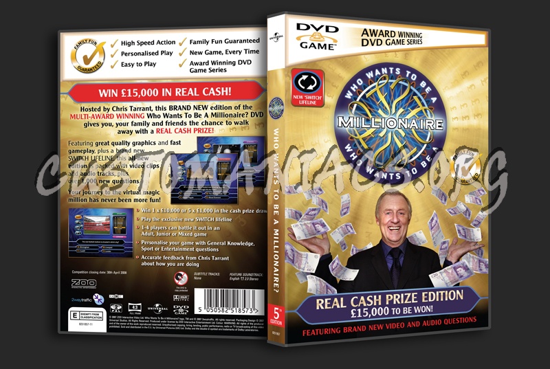 Who Wants to Be a Millionaire dvd cover