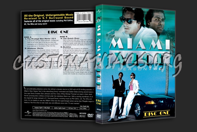 Miami Vice Season 2 dvd cover