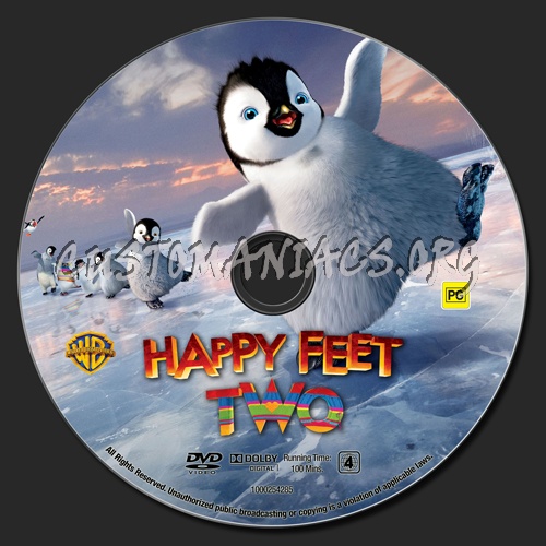 Happy Feet 2 (Happy Feet Two) dvd label