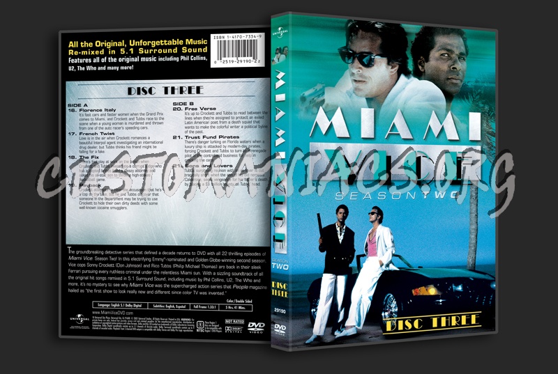 Miami Vice Season 2 dvd cover