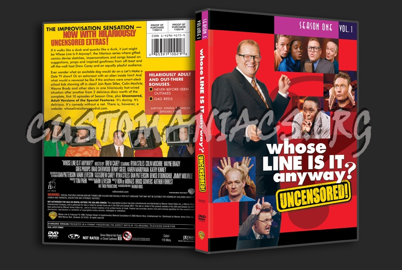 Whose Line Is It Anyway?  Season 1 Volume 1 dvd cover