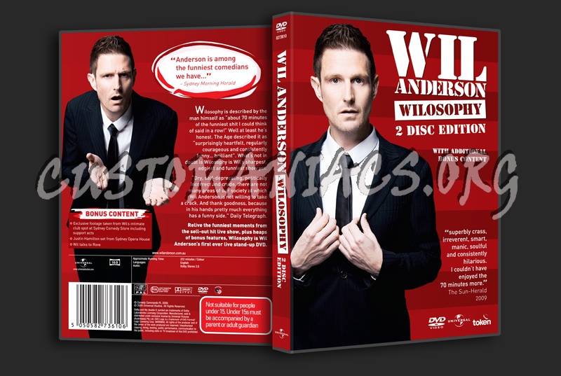 Wil Anderson Wilosophy dvd cover