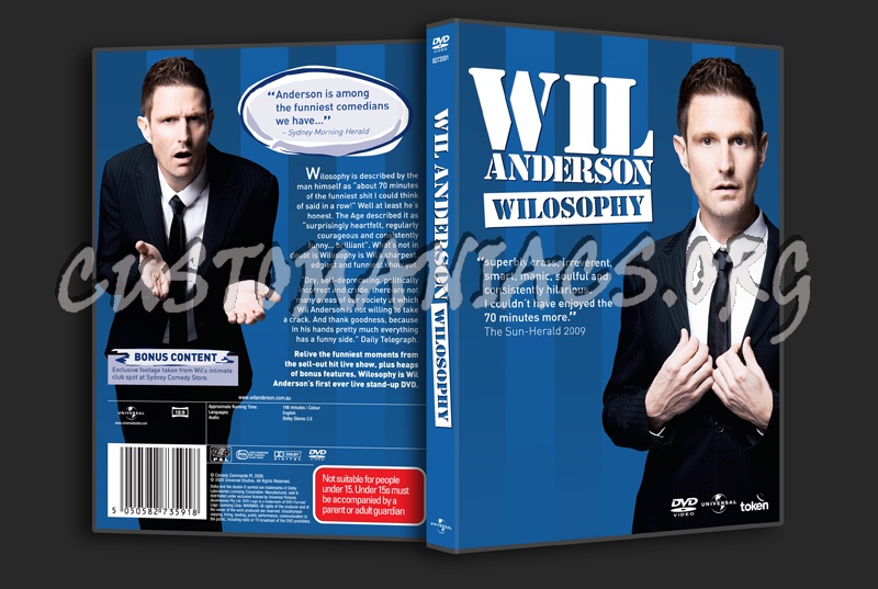 Wil Anderson Wilosophy dvd cover