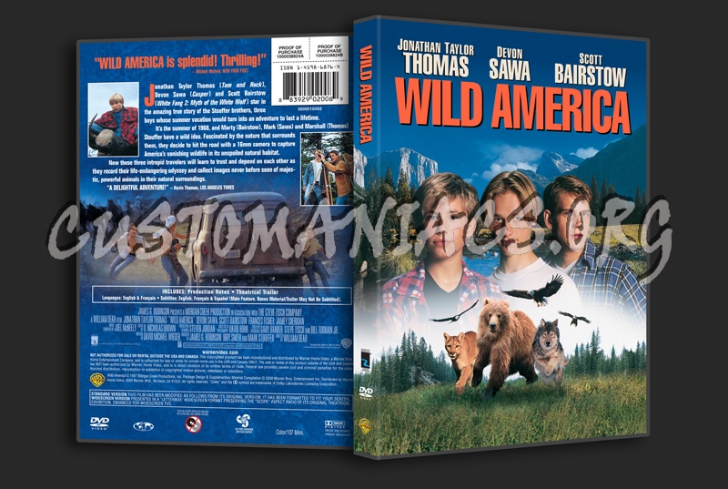 Wild America dvd cover