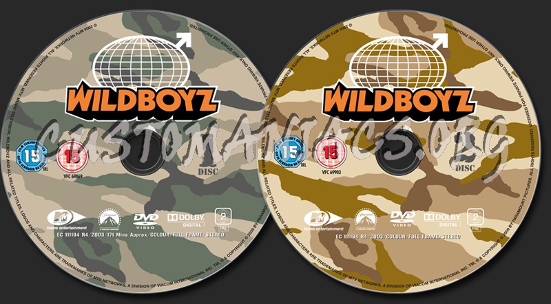 Wildboyz Season 1 dvd label
