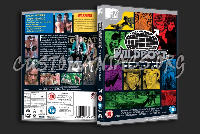 Wildboyz Season 1 dvd cover