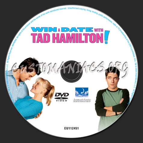 Win a Date With Tad Hamilton! dvd label