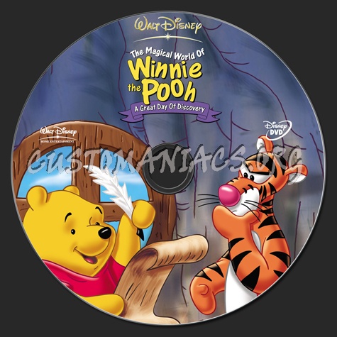 Winnie the Pooh A Great Day of Discovery dvd label