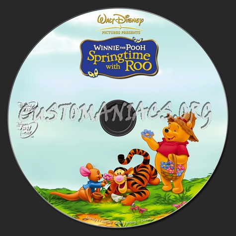 Winnie the Pooh Springtime With Roo dvd label