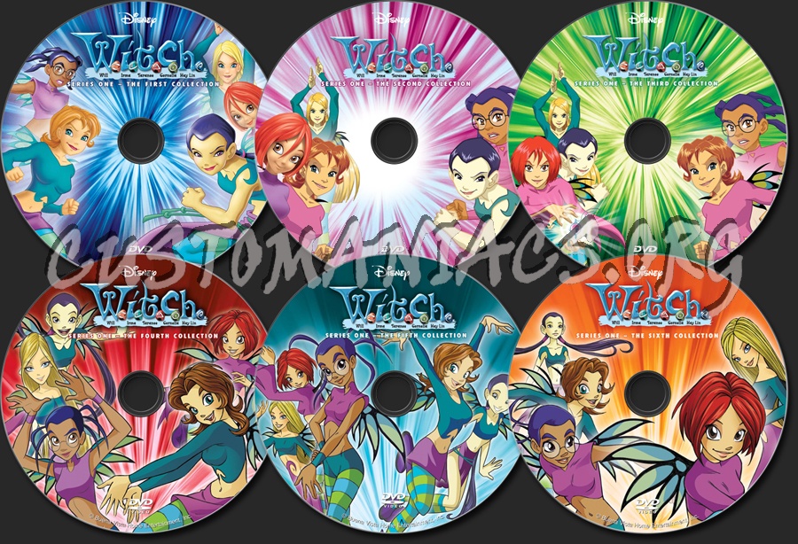 Witch Series 1 dvd label