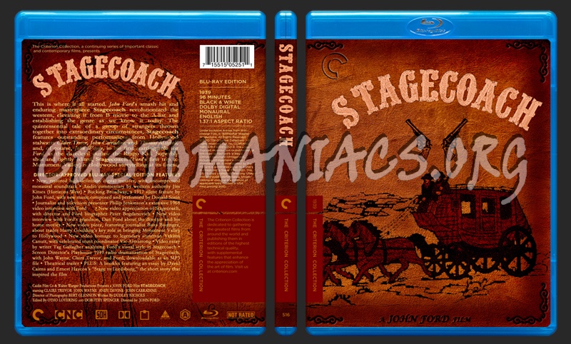 516 - Stagecoach blu-ray cover