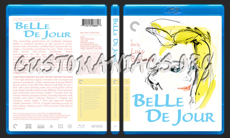 593 - Belle De Jour blu-ray cover