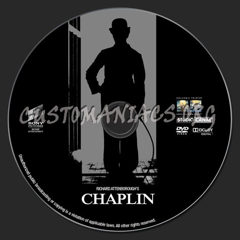 Chaplin dvd label