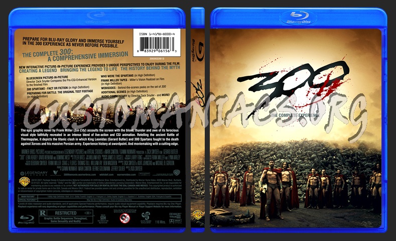 300 blu-ray cover