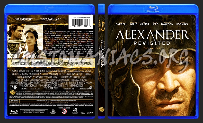 Alexander Revisited blu-ray cover