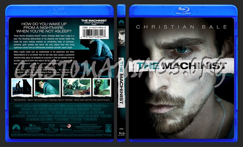 The Machinist blu-ray cover