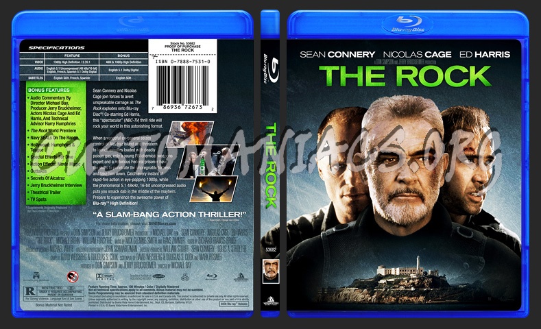 The Rock blu-ray cover