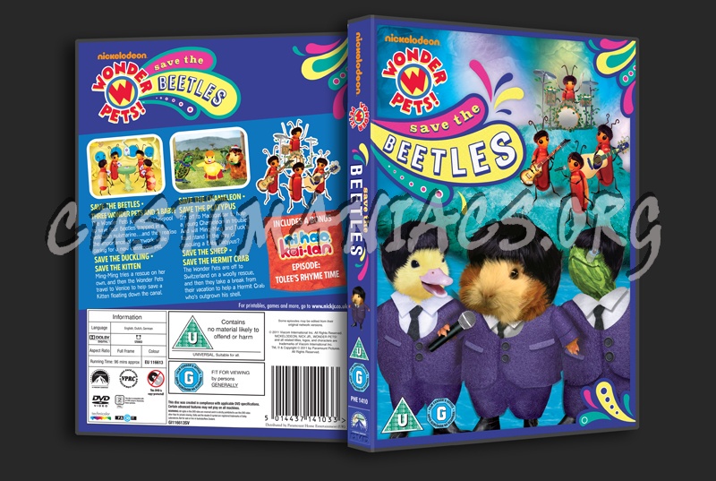 Wonder Pets! Save the Beetles! dvd cover