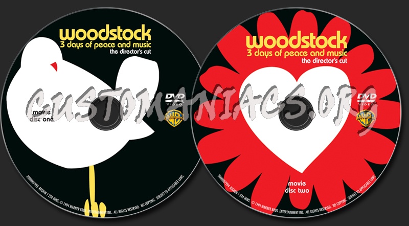 Woodstock dvd label